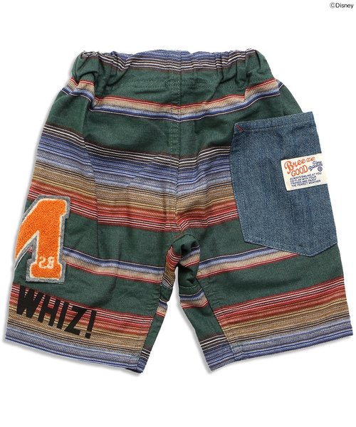 BREEZE（ブリーズ）の「Disney（ディズニー）ミッキーボーダーパンツ（その他パンツ・キッズ・イエロー/レッド/グリーン・110/130/80/90/95/120/100/140）」の10枚目の写真