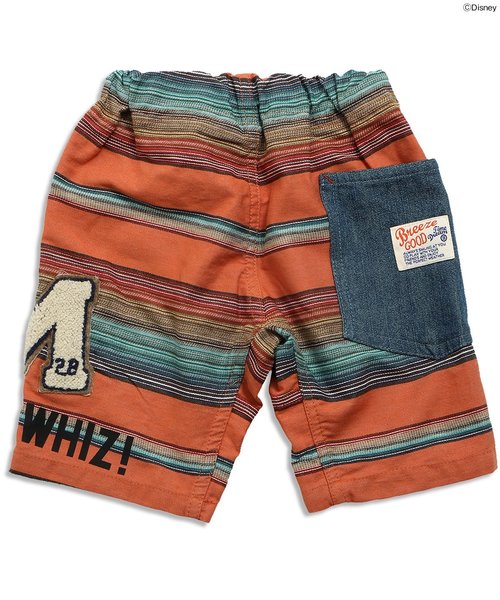 BREEZE（ブリーズ）の「Disney（ディズニー）ミッキーボーダーパンツ（その他パンツ・キッズ・イエロー/レッド/グリーン・110/130/80/90/95/120/100/140）」の11枚目の写真