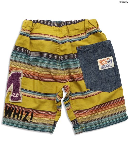 BREEZE（ブリーズ）の「Disney（ディズニー）ミッキーボーダーパンツ（その他パンツ・キッズ・イエロー/レッド/グリーン・110/130/80/90/95/120/100/140）」の12枚目の写真