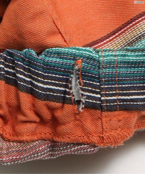 BREEZE（ブリーズ）の「Disney（ディズニー）ミッキーボーダーパンツ（その他パンツ・キッズ・イエロー/レッド/グリーン・110/130/80/90/95/120/100/140）」の15枚目の写真