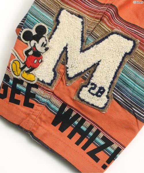 BREEZE（ブリーズ）の「Disney（ディズニー）ミッキーボーダーパンツ（その他パンツ・キッズ・イエロー/レッド/グリーン・110/130/80/90/95/120/100/140）」の9枚目の写真