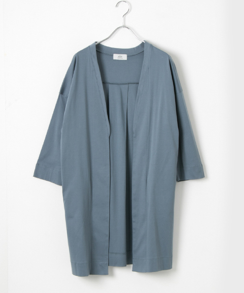 WORK NOT WORK URBAN RESEARCH（ワークノットワークアーバンリサーチ）の「WORK NOT WORK　シルケットスムースガウンカーディガン（カーディガン/ボレロ・レディース・ブルー/ベージュ系その他/カーキ・FREE）」の15枚目の写真