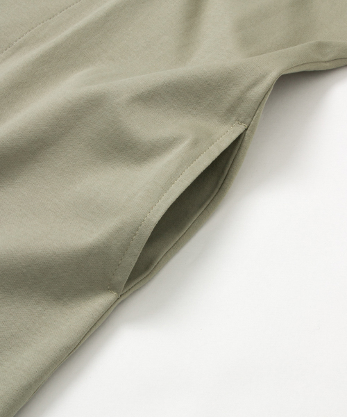 WORK NOT WORK URBAN RESEARCH（ワークノットワークアーバンリサーチ）の「WORK NOT WORK　シルケットスムースガウンカーディガン（カーディガン/ボレロ・レディース・ブルー/ベージュ系その他/カーキ・FREE）」の9枚目の写真