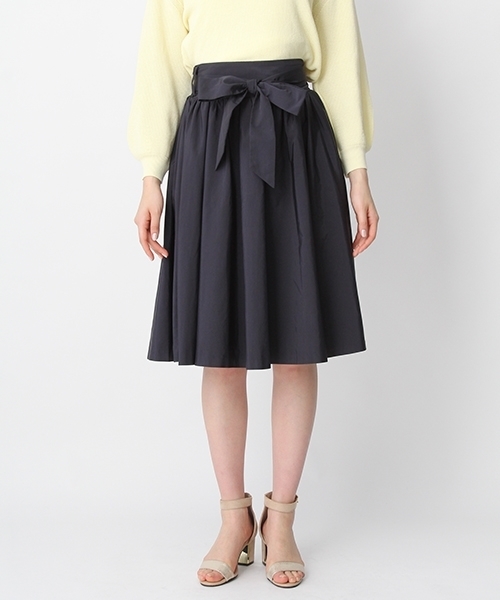 Andemiu(アンデミュウ)の「【BAILA4月号掲載】【脚長MAKE】STYLEセレクトフレアスカート754386(スカート・レディース・ピンク/ネイビー/ベージュ/イエロー/ブルー・MEDIUM/SMALL/M size/2(M)/S size/1(S))」の14枚目の写真