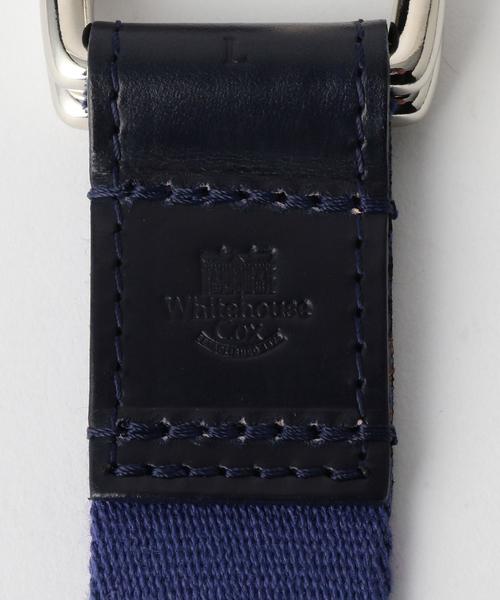 WHITE HOUSE COX(ホワイトハウスコックス)の「<Whitehouse Cox(ホワイトハウスコックス)> B-2365 D-RING BELT(ベルト・メンズ・ブラック/ダークブラウン/レッド/ケリー/ロイヤルブルー/ネイビー・MEDIUM/LARGE)」の8枚目の写真