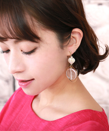 Bab Bou Jeloud | 【WEB限定】アシンメトリーMIXイヤリング(イヤリング)