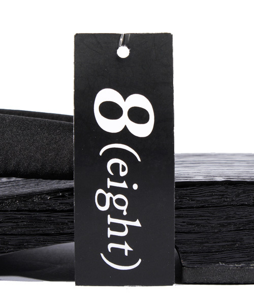 8(eight)(エイト)の「本格派 桐 下駄(和装小物・メンズ・ブラウン/ブラック・MEDIUM/LARGE)」の6枚目の写真