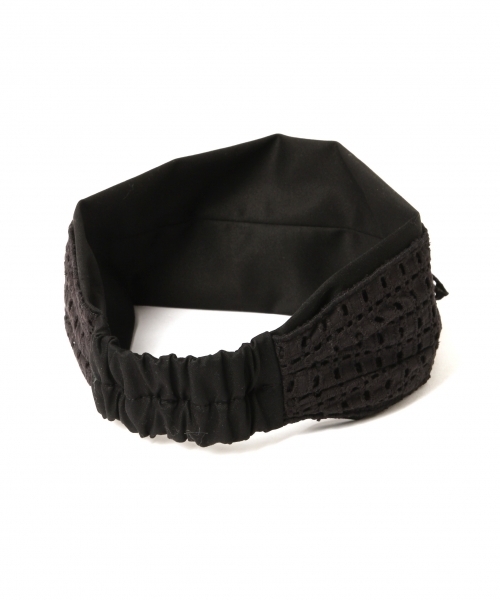 studio CLIP（スタディオクリップ）の「2WAYレースヘアバンド（ヘアバンド・レディース・ブラック/ベージュ/ブラウン・FREE）」の5枚目の写真