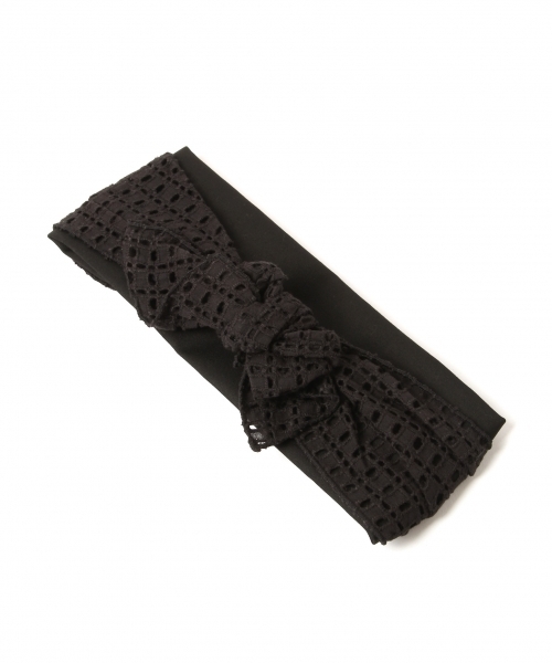 studio CLIP（スタディオクリップ）の「2WAYレースヘアバンド（ヘアバンド・レディース・ブラック/ベージュ/ブラウン・FREE）」の10枚目の写真