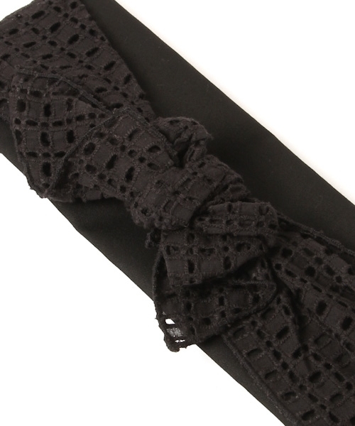 studio CLIP（スタディオクリップ）の「2WAYレースヘアバンド（ヘアバンド・レディース・ブラック/ベージュ/ブラウン・FREE）」の11枚目の写真