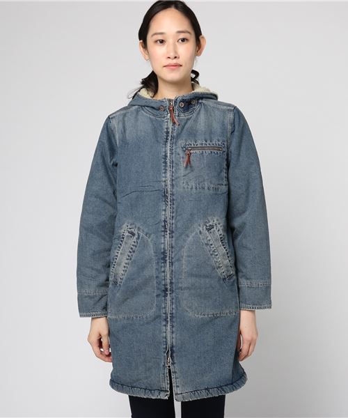 OLD BETTY'S（オールドベティーズ）の「Denim×Boa Long Work