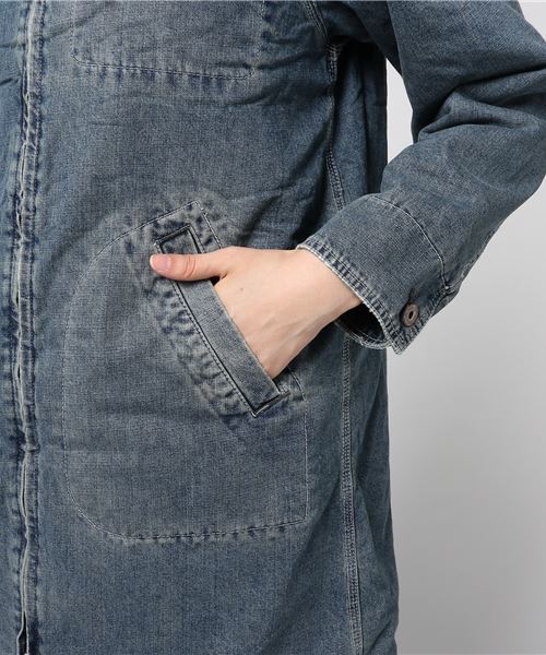 らいか✳︎お値下げ♡オールドべティーズ　デニムボアコート OLD BETTY'S（オールドベティーズ）の「Denim×Boa Long Work