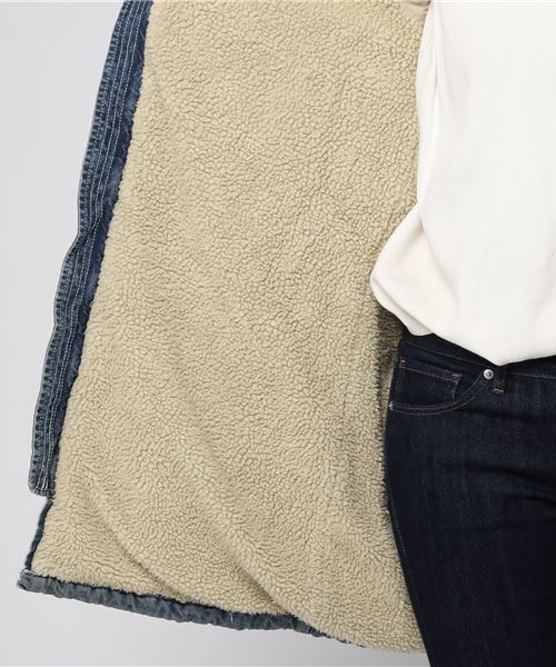 OLD BETTY'S（オールドベティーズ）の「Denim×Boa Long Work