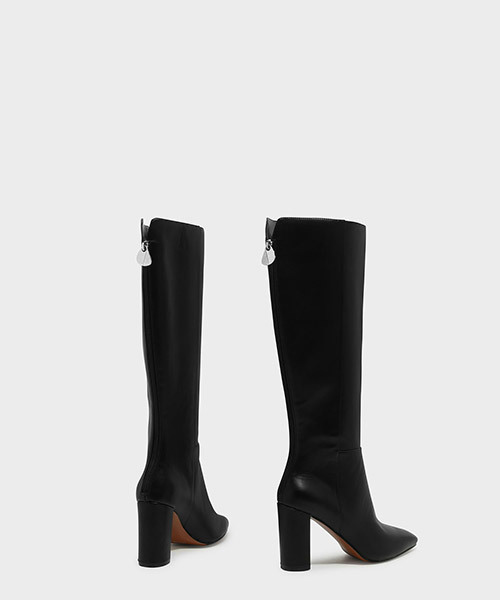 CHARLES & KEITH（チャールズ & キース）の「ニーハイブーツ/KNEE HIGH BOOTS（ブーツ・レディース・ブラック/グレー・22.5cm/23cm/23.5cm/24.5cm/25cm）」の5枚目の写真