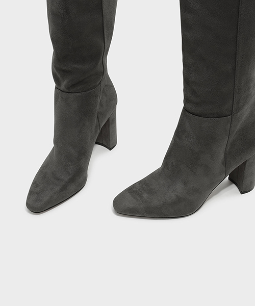 CHARLES & KEITH（チャールズ & キース）の「ニーハイブーツ/KNEE HIGH BOOTS（ブーツ・レディース・ブラック/グレー・22.5cm/23cm/23.5cm/24.5cm/25cm）」の12枚目の写真