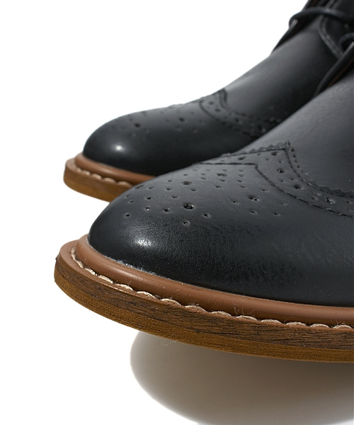 UNION STATION（ユニオンステーション）の「ウィングチップブーツ（ブーツ・メンズ・ブラック/ダークブラウン/キャメル・MEDIUM/LARGE）」の8枚目の写真