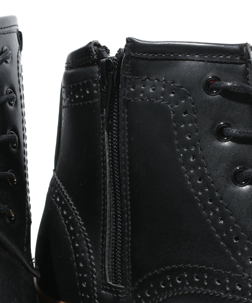 UNION STATION（ユニオンステーション）の「ウィングチップブーツ（ブーツ・メンズ・ブラック/ダークブラウン/キャメル・MEDIUM/LARGE）」の11枚目の写真