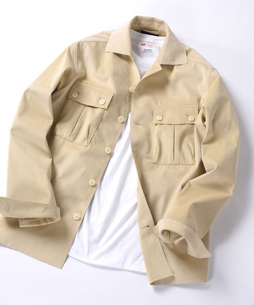 USN ベージュ ミリタリージャケット S フリーホイーラーズ【USNグランドクルージャケット・シビリアンモデル