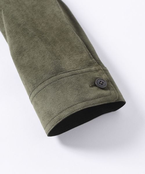 セール】SC: ultrasuede(R) ライト サファリ ジャケット（ミリタリー