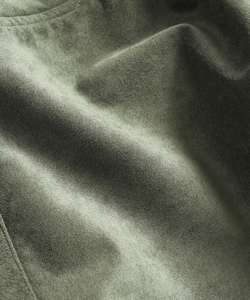 SHIPS（シップス）の「SC: ultrasuede(R) ライト サファリ ジャケット（ミリタリージャケット・メンズ・ベージュ/ブラウン/オリーブ/ブルー・SMALL/MEDIUM/LARGE/X-LARGE）」の11枚目の写真