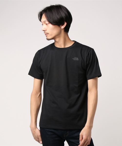 THE NORTH FACE(ザノースフェイス)の「ザ・ノース・フェイス メンズカットソー / ショートスリーブスクエアロゴティー(Tシャツ/カットソー・メンズ・ダークブルー/ホワイト/ブラック/ミックスグレー・MEDIUM/SMALL/LARGE)」の3枚目の写真