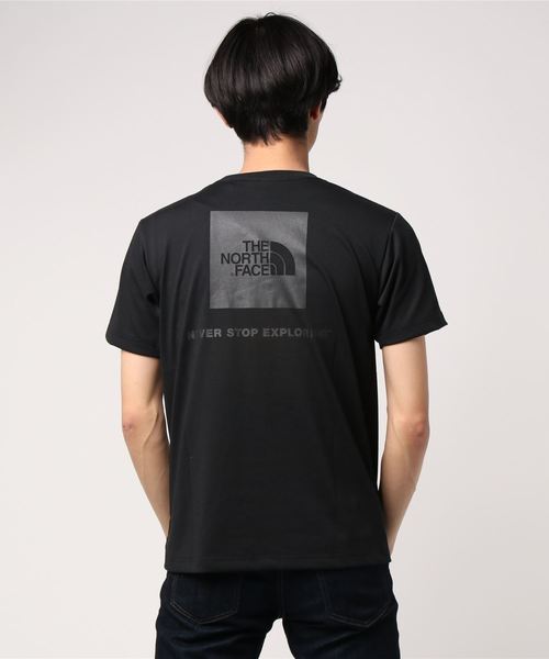 THE NORTH FACE(ザノースフェイス)の「ザ・ノース・フェイス メンズカットソー / ショートスリーブスクエアロゴティー(Tシャツ/カットソー・メンズ・ダークブルー/ホワイト/ブラック/ミックスグレー・MEDIUM/SMALL/LARGE)」の9枚目の写真