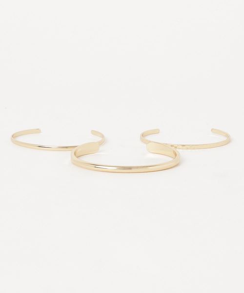 FACTOTUM（ファクトタム）の「【FACTOTUM】FACTOTUM3連シルバーコートバングル/（バングル/リストバンド・メンズ・シルバー/ゴールド・FREE）」の5枚目の写真