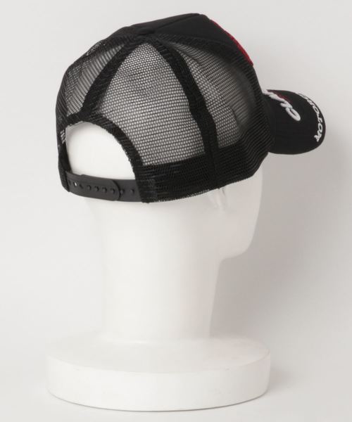 STYLEBLOCK（スタイルブロック）の「タイヤ＆ウイング刺繍バイカーメッシュキャップ（キャップ・メンズ・ブラック/ブルーグリーン/ワイン・FREE）」の4枚目の写真
