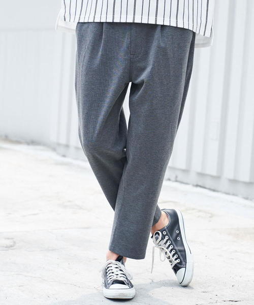 Luv maison（ラブメゾン）の「ポンチ クロップドパンツ（その他パンツ 