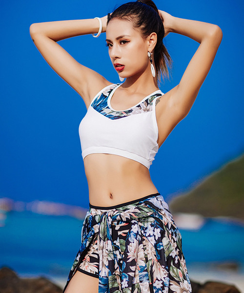 Osyarevo オシャレボ の 水着 クール スポーティー タンキニ 3点セット 水着 Wear