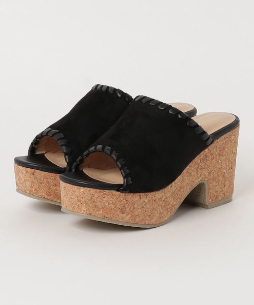 KOBE LETTUCE（コウベレタス）の「ステッチベルトサボ＊レディース/シューズ/サンダル/厚底[I1599]神戸レタス（サンダル・レディース・グレイッシュベージュ/マスタード/ブラック・L/LL/M/S）」の6枚目の写真