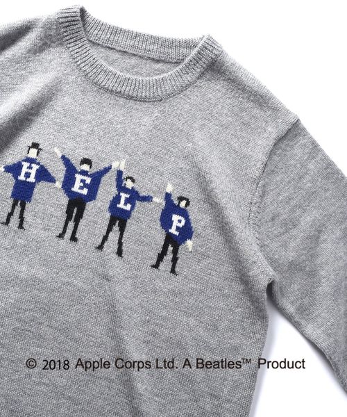 SHIPS（シップス）の「SU: BEATLES ニット■（ニット/セーター・メンズ・ネイビー/グレー/オリーブ/グレー系その他/ダークネイビー/パープル・SMALL/MEDIUM/LARGE/X-LARGE）」の11枚目の写真