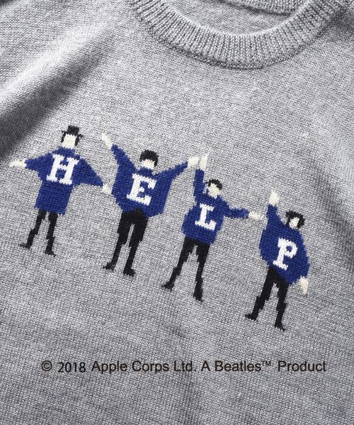 SHIPS（シップス）の「SU: BEATLES ニット■（ニット/セーター・メンズ・ネイビー/グレー/オリーブ/グレー系その他/ダークネイビー/パープル・SMALL/MEDIUM/LARGE/X-LARGE）」の12枚目の写真