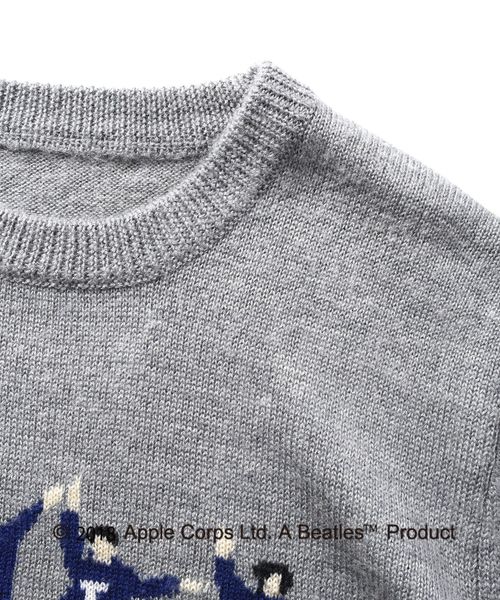 SHIPS（シップス）の「SU: BEATLES ニット■（ニット/セーター・メンズ・ネイビー/グレー/オリーブ/グレー系その他/ダークネイビー/パープル・SMALL/MEDIUM/LARGE/X-LARGE）」の13枚目の写真