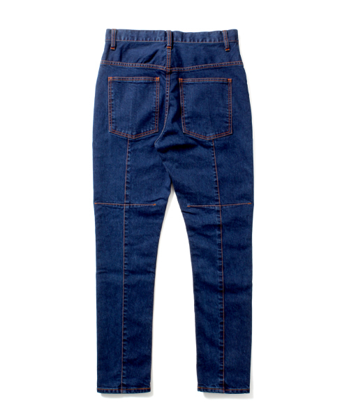 BEAMS（ビームス）の「BEAMS / スキニーサルエルデニム（デニムパンツ・メンズ・グレー/インディゴブルー・SMALL/MEDIUM/LARGE/X-LARGE）」の7枚目の写真