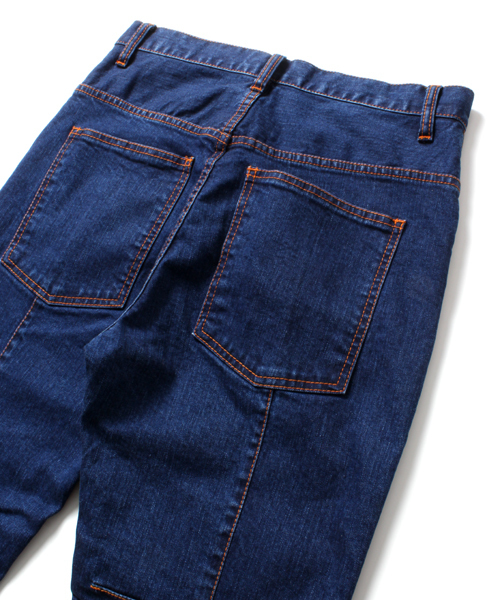 BEAMS（ビームス）の「BEAMS / スキニーサルエルデニム（デニムパンツ・メンズ・グレー/インディゴブルー・SMALL/MEDIUM/LARGE/X-LARGE）」の11枚目の写真