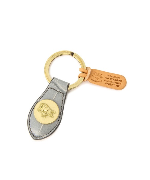 IL BISONTE(イルビゾンテ)の「IL BISONTE / キーリング(キーホルダー・レディース・ブラウン/ダークブラウン/グレー/レッド/ダークグリーン/ライトグレー/グレイッシュベージュ・FREE)」の3枚目の写真