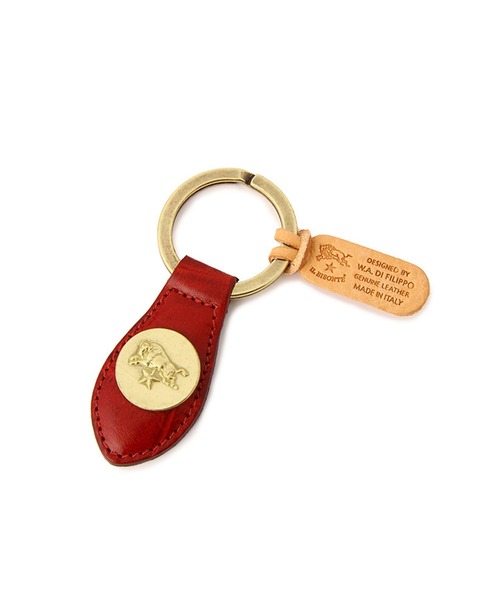 IL BISONTE(イルビゾンテ)の「IL BISONTE / キーリング(キーホルダー・レディース・ブラウン/ダークブラウン/グレー/レッド/ダークグリーン/ライトグレー/グレイッシュベージュ・FREE)」の7枚目の写真