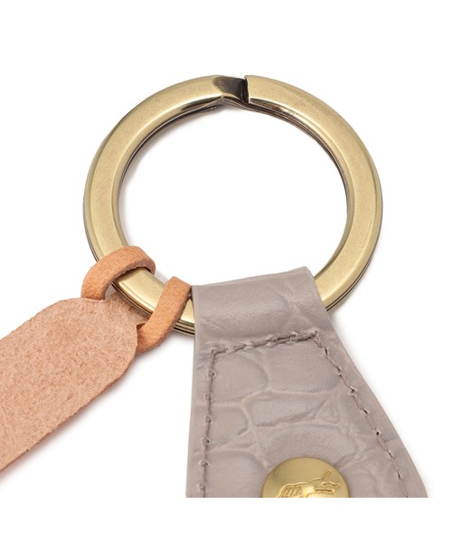 IL BISONTE(イルビゾンテ)の「IL BISONTE / キーリング(キーホルダー・レディース・ブラウン/ダークブラウン/グレー/レッド/ダークグリーン/ライトグレー/グレイッシュベージュ・FREE)」の11枚目の写真