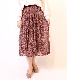 flower | クランプルフラワースカート(スカート)