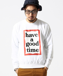 BEAMS | have a good time / CREW SWEAT WHITE(スウェット)