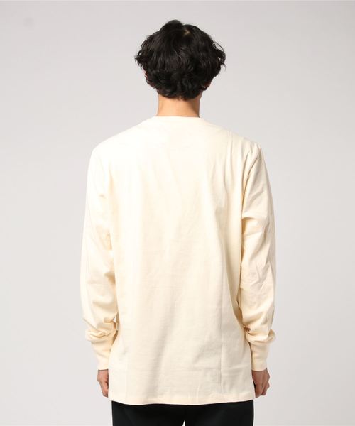 【AIME LEON DORE】長袖ロゴTシャツ CUSTARD MEN 【AIME LEON DORE】長袖ロゴTシャツ CUSTARD MEN