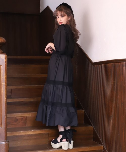 one after another NICE CLAUP(ワンアフターアナザーナイスクラップ)の「2wayリボンサンダル(サンダル・レディース・ブラック/ブラウン/ナチュラル・SMALL/MEDIUM/LARGE)」の5枚目の写真