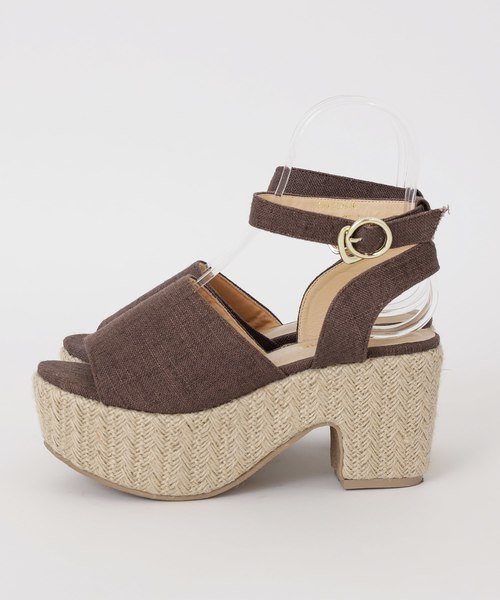 one after another NICE CLAUP(ワンアフターアナザーナイスクラップ)の「2wayリボンサンダル(サンダル・レディース・ブラック/ブラウン/ナチュラル・SMALL/MEDIUM/LARGE)」の6枚目の写真