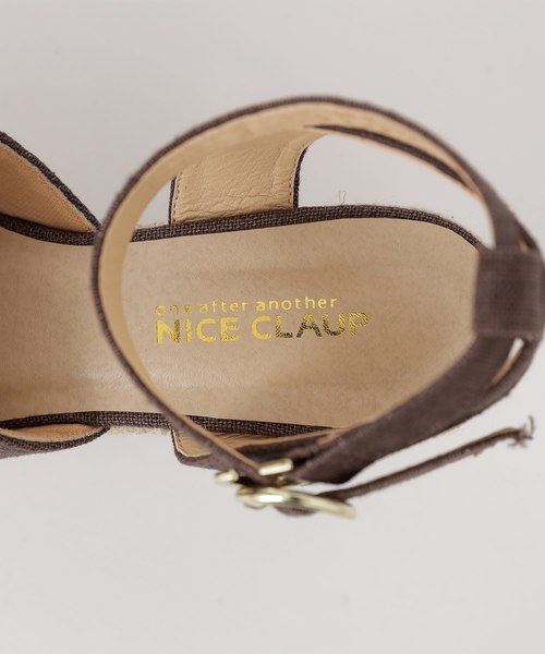 one after another NICE CLAUP(ワンアフターアナザーナイスクラップ)の「2wayリボンサンダル(サンダル・レディース・ブラック/ブラウン/ナチュラル・SMALL/MEDIUM/LARGE)」の14枚目の写真
