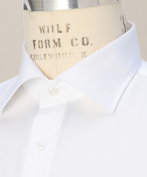 UNITED ARROWS（ユナイテッドアローズ）の「UAD ブロードセミワイドスリムシャツ ◆（シャツ/ブラウス・メンズ・ホワイト/ライトブルー・38cm/37cm/40cm/42cm/39cm/41cm/36cm/43cm）」の3枚目の写真