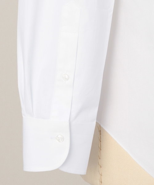 UNITED ARROWS（ユナイテッドアローズ）の「UAD ブロードセミワイドスリムシャツ ◆（シャツ/ブラウス・メンズ・ホワイト/ライトブルー・38cm/37cm/40cm/42cm/39cm/41cm/36cm/43cm）」の4枚目の写真