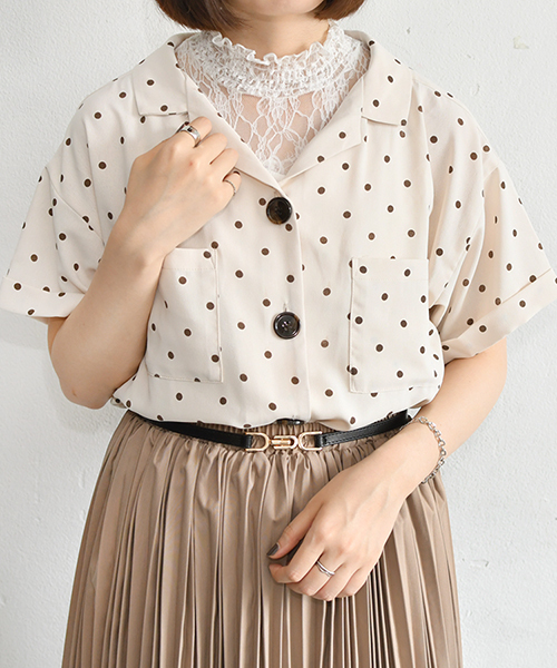 PairPair(ペアペア)の「ポケット付きカイキンシャツ(シャツ/ブラウス・レディース・ブラック/ブルー/アイボリー/スモークピンク/ホワイト系その他/ベージュ系その他・FREE)」の4枚目の写真