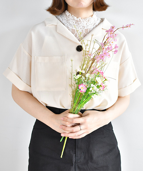 PairPair(ペアペア)の「ポケット付きカイキンシャツ(シャツ/ブラウス・レディース・ブラック/ブルー/アイボリー/スモークピンク/ホワイト系その他/ベージュ系その他・FREE)」の7枚目の写真