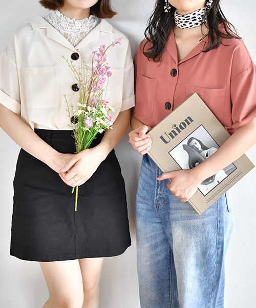 PairPair(ペアペア)の「ポケット付きカイキンシャツ(シャツ/ブラウス・レディース・ブラック/ブルー/アイボリー/スモークピンク/ホワイト系その他/ベージュ系その他・FREE)」の13枚目の写真